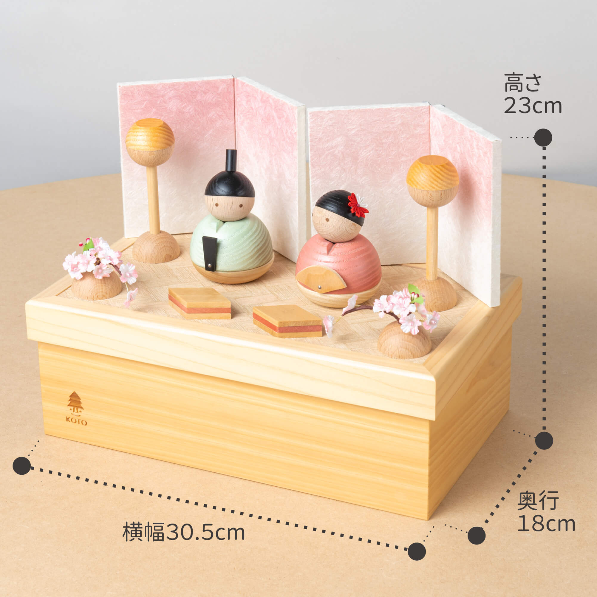 木都(koto)のひな人形 木製 組み木 お雛様 ことの木製ひな人形【販売開始】♪ | てづくり工房 木都