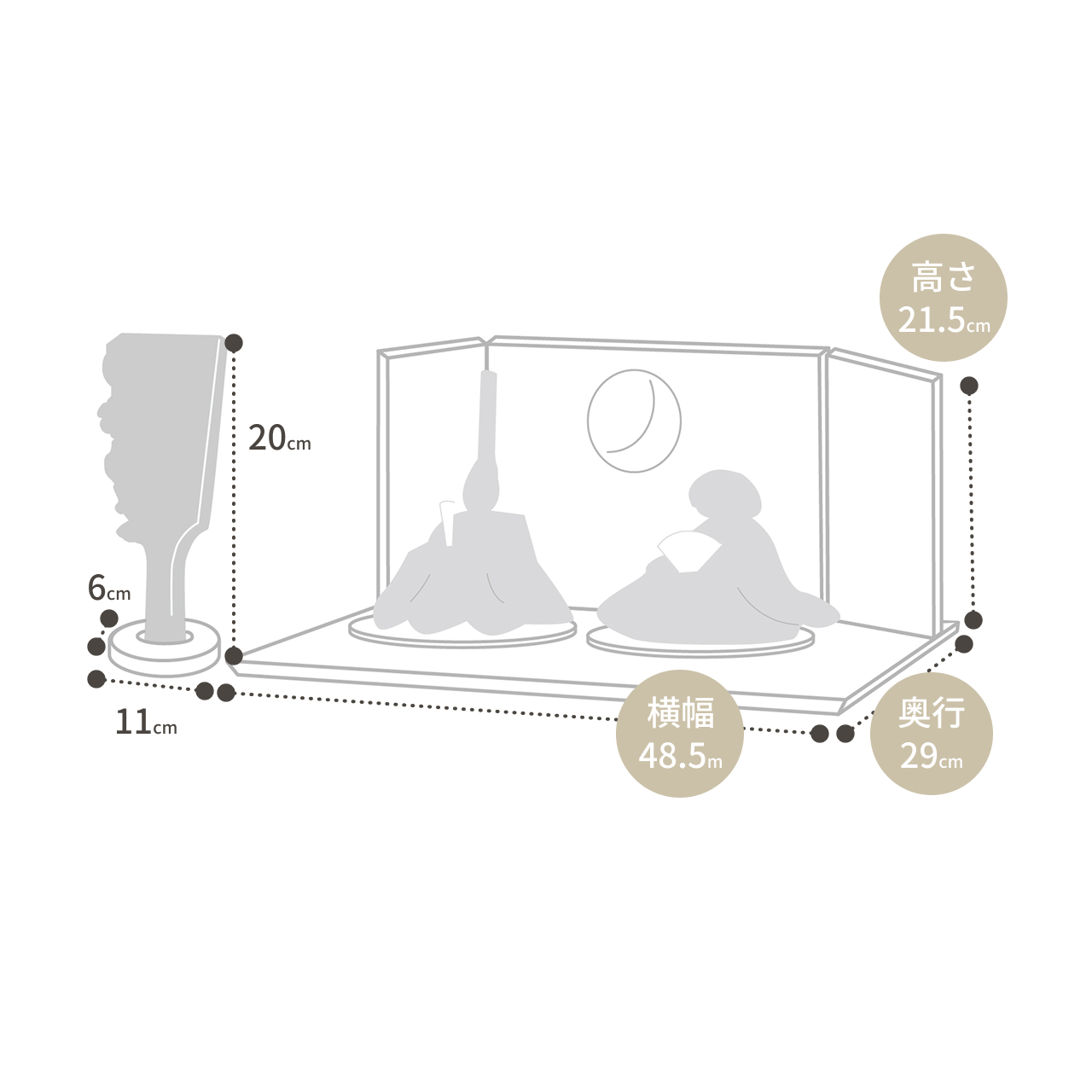 コンパクトでかわいい「ことのつぼみシリーズ」