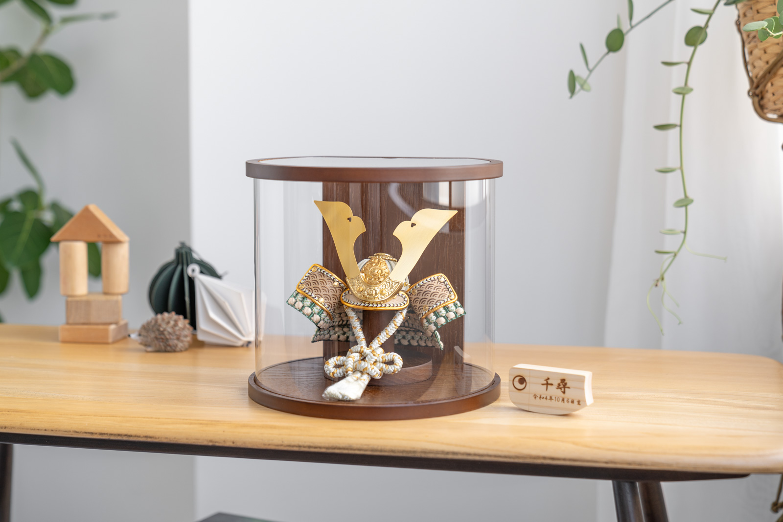 ことのオリジナル兜　だいち　円柱ケース　B