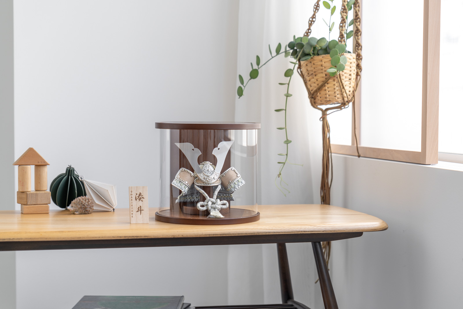 ことのオリジナル兜　そら　<br />円柱ケース　B